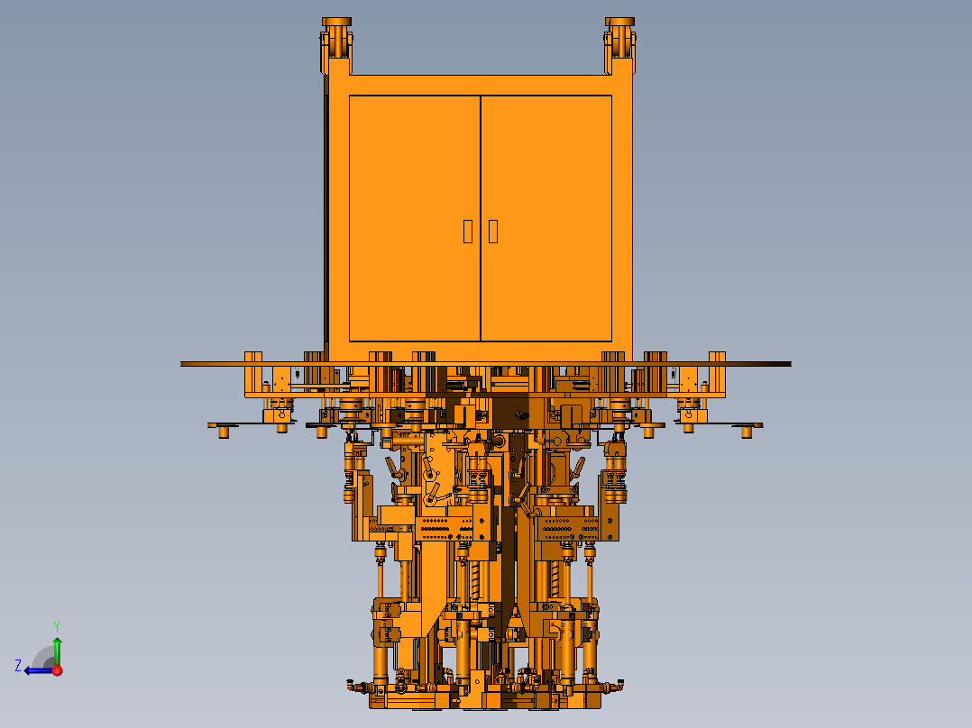 快速点胶机设备右视图