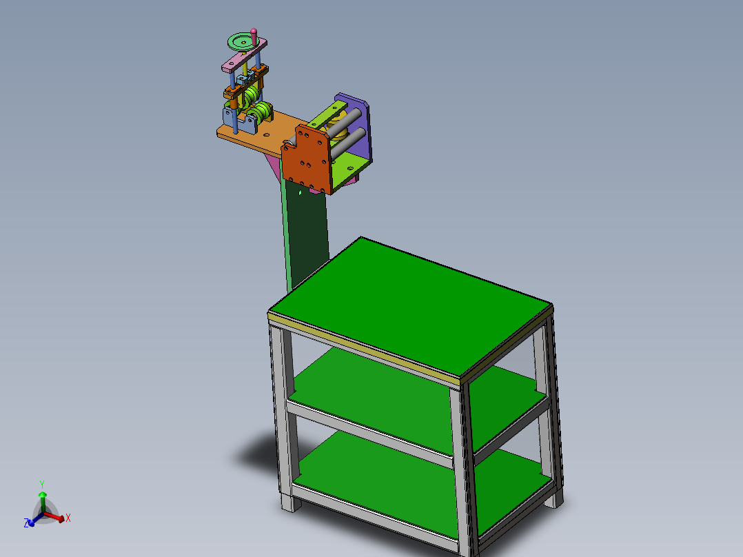 导向工装台（sw18可编辑+工程图）