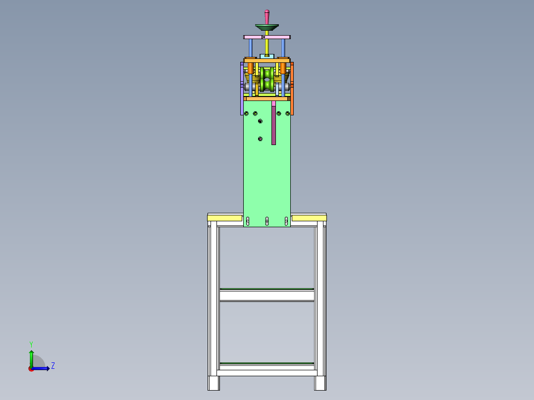 导向工装台（sw18可编辑+工程图）左视图