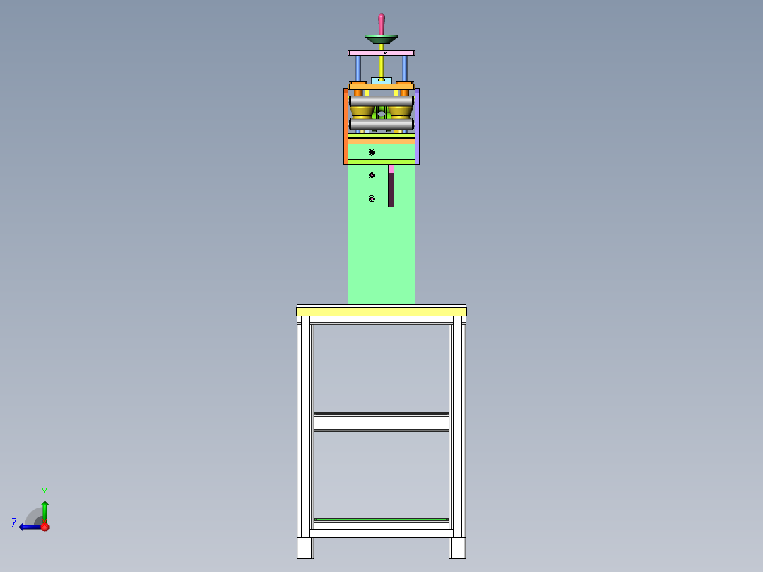 导向工装台（sw18可编辑+工程图）右视图