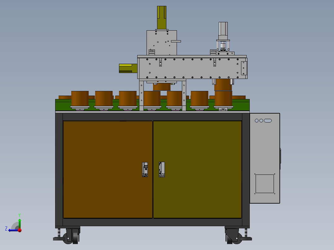 物料储存机sw18可编辑右视图