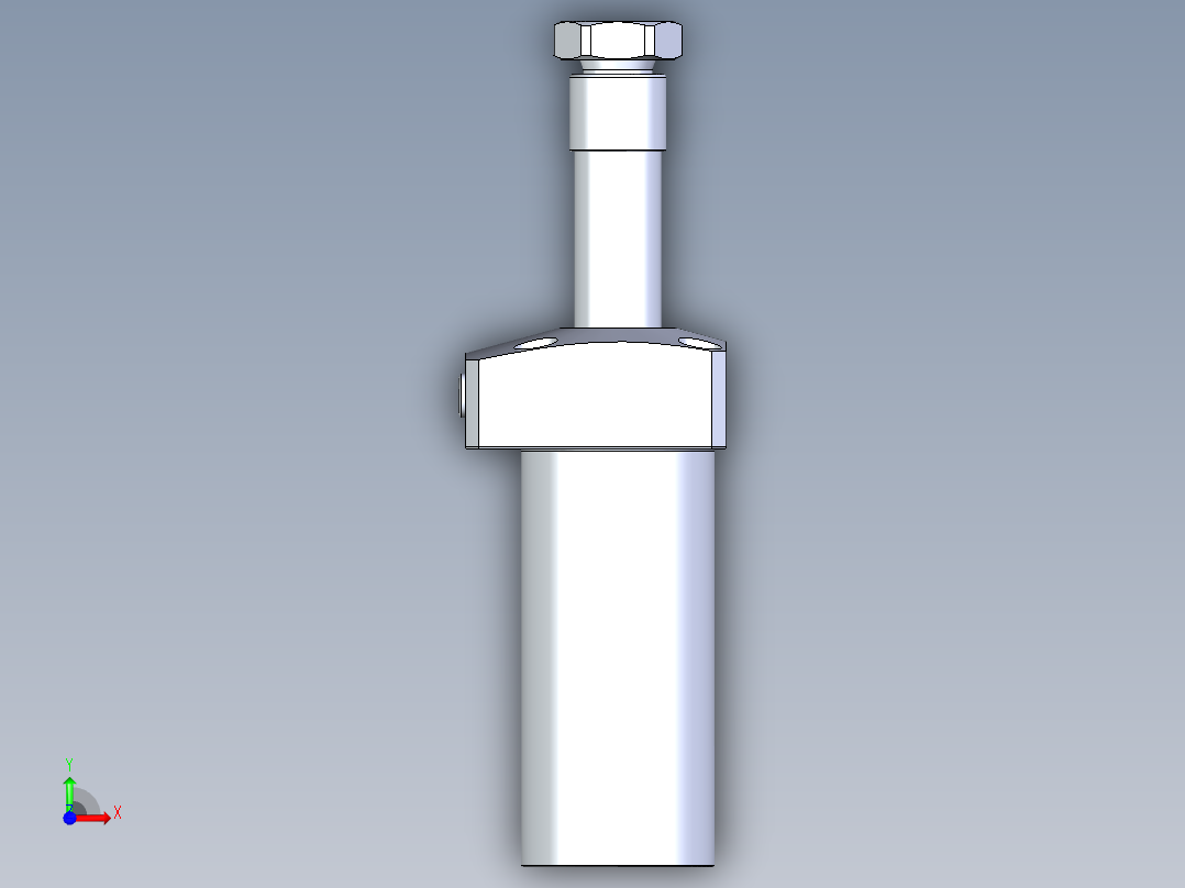 KOSMEKLHA0400-GL-Q25多系列多零件图纸模型前视图
