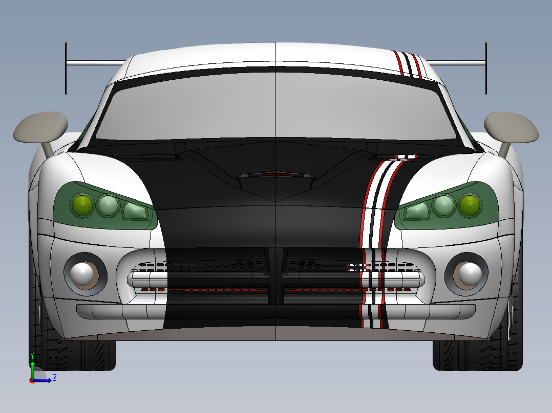 汽车车身 (49)左视图