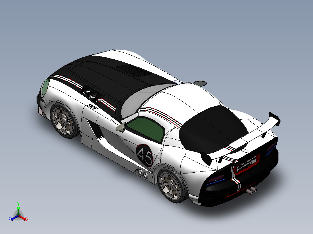 汽车车身 (49)正等轴测图