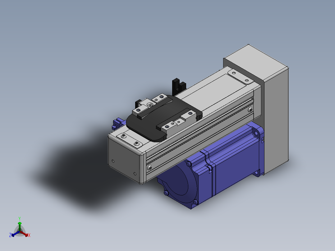 精密模组MY50-T10-50L-BM-P20B-C4-C正等轴测图