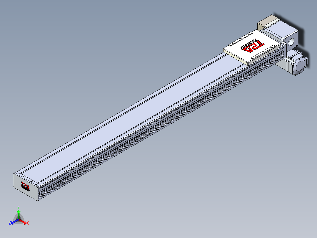同步带全封闭直线模组TPA-HCB-110D-90-L900-RP-Y-P40-N3