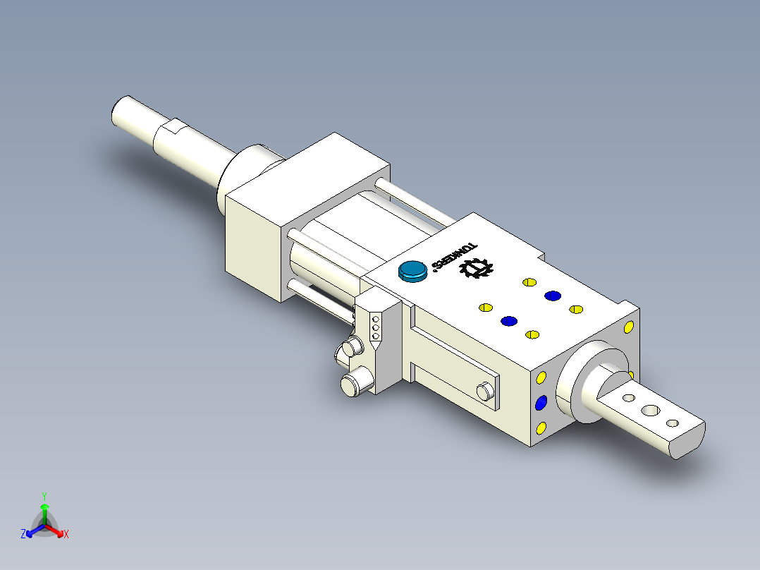 德克斯TUNKERS气缸数模SZK_40_A42_Z_T12_TUENKERS
