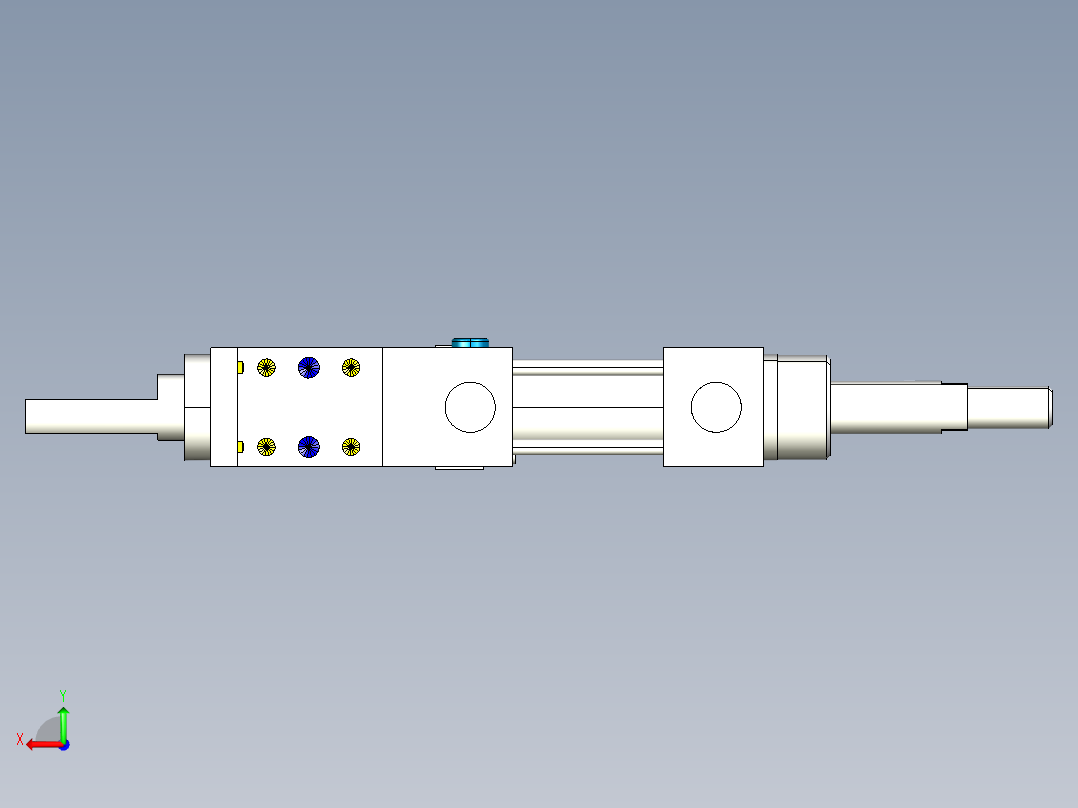德克斯TUNKERS气缸数模SZK_40_A42_Z_T12_TUENKERS后视图