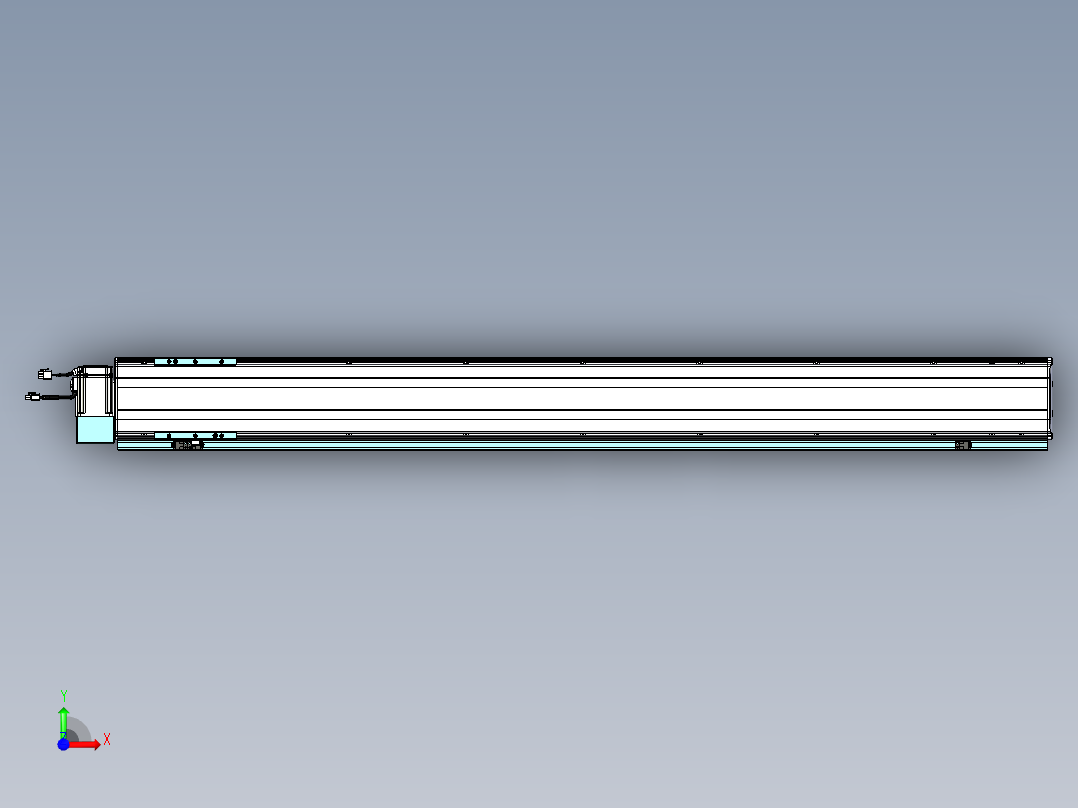 威洛博VBF同步带传动一般环境VBF14-L45-S1300-BLU-ZP40-C3前视图