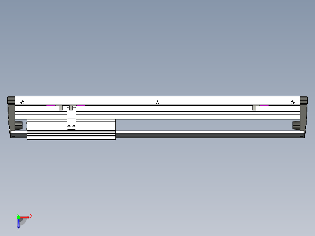 威洛博VL系列3d模型模组VL17E2Y-S350俯视图