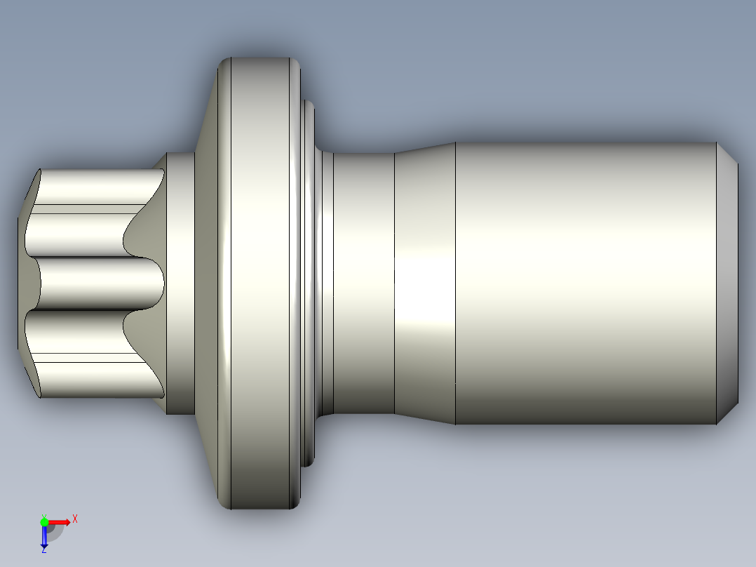 六角螺钉-Hexalobular_screw-M20-30-20-21-32-18.2.stp俯视图