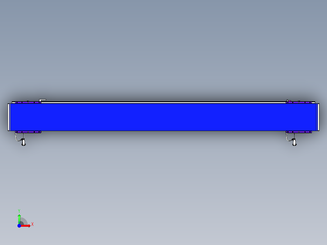 威洛博VL系列直线电机模组-2VL22H3-S1950前视图