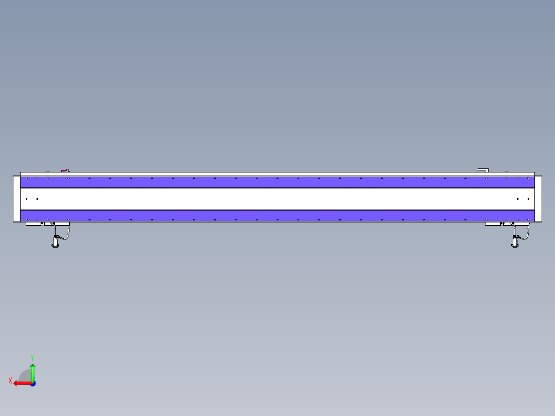威洛博VL系列直线电机模组-2VL22H3-S1950后视图