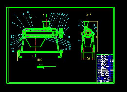 卧式砂辊碾米机的设计-没有说明书