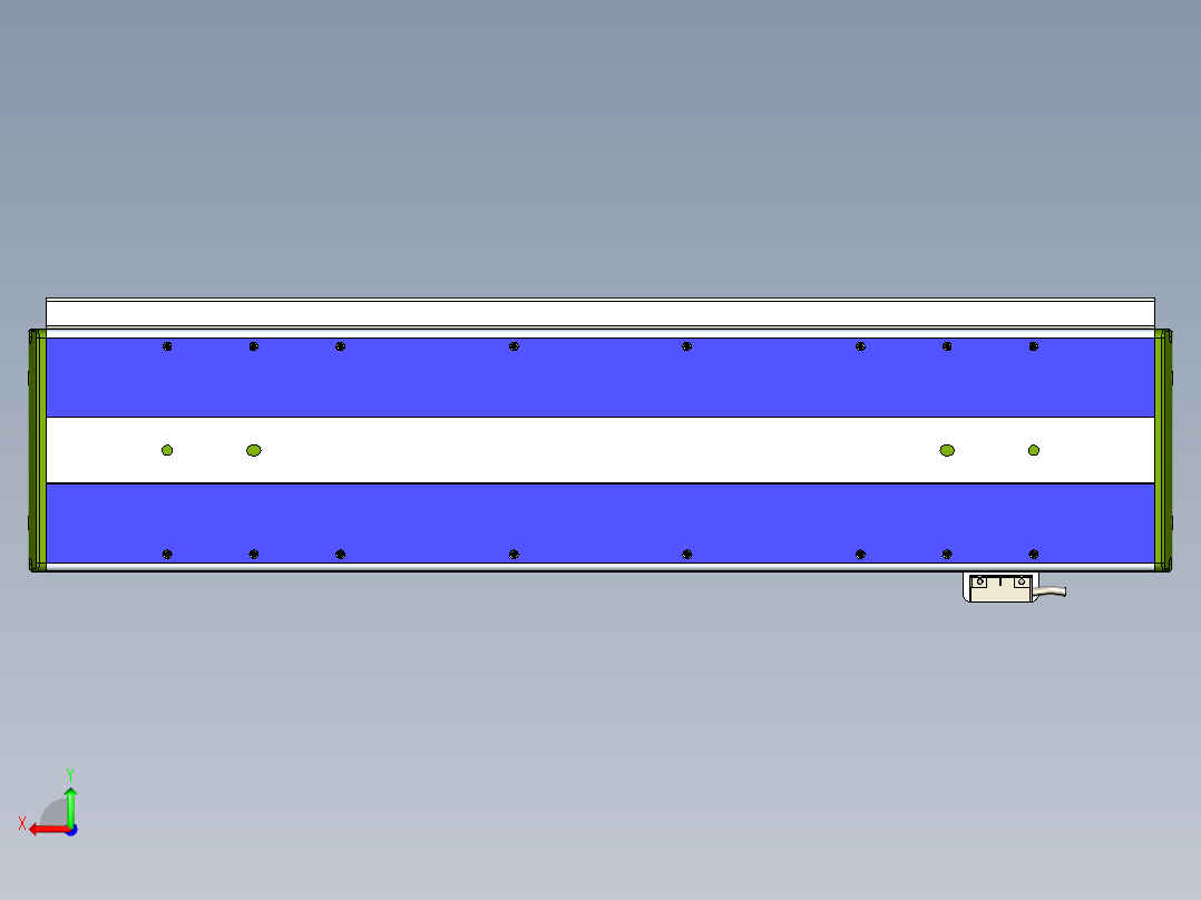 威洛博LC系列3d模型模组LC14S2Y-S400后视图