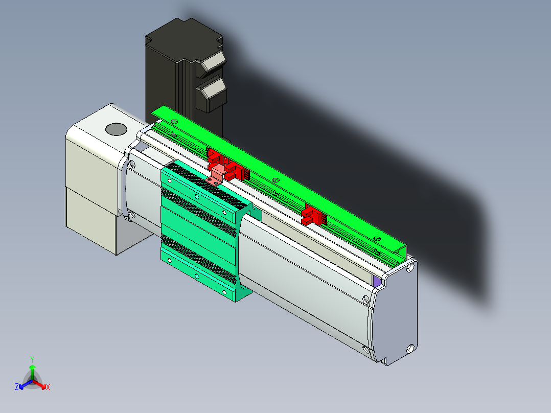 威洛博VBF10-L45-S100-BLD-P40-C4正等轴测图