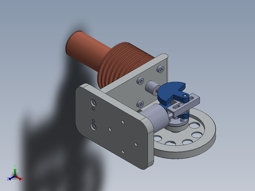 发动机 (60)正等轴测图