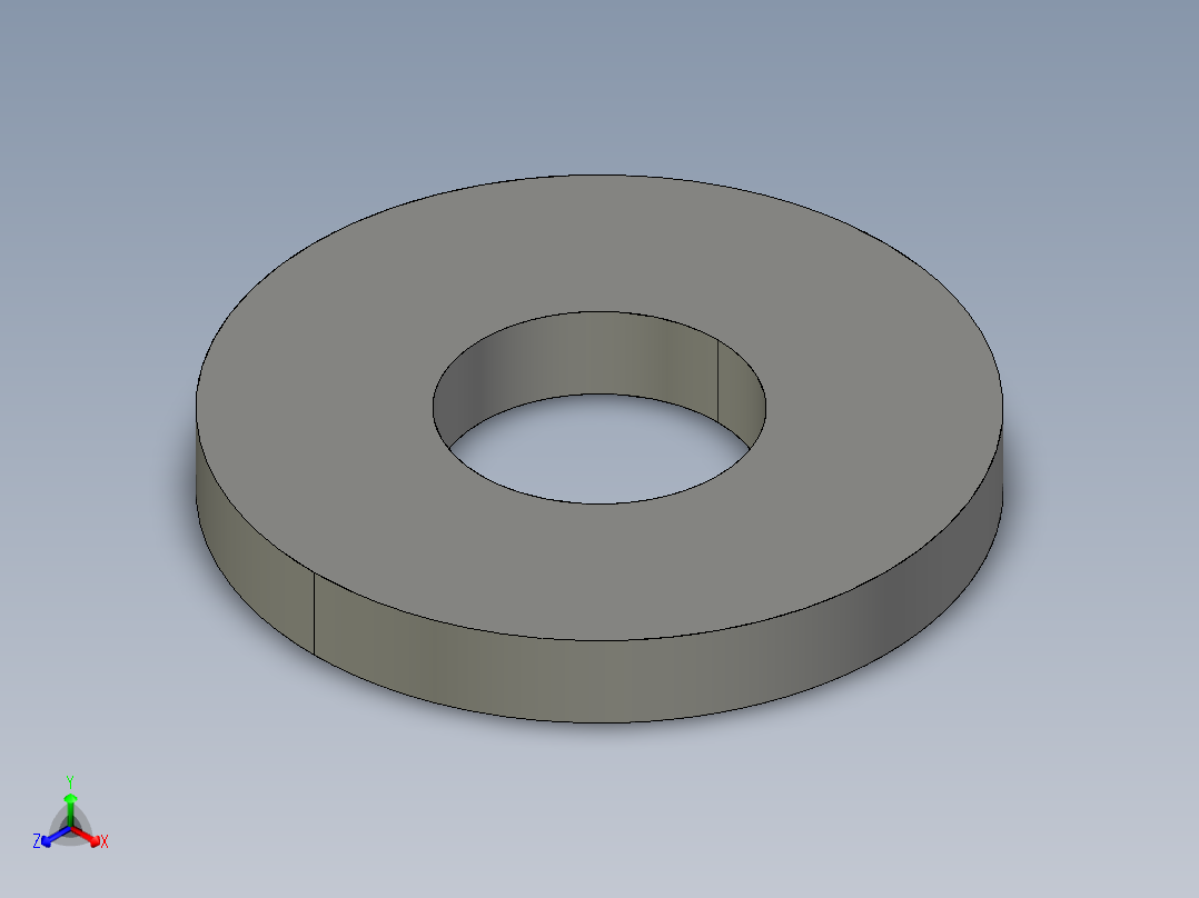 基恩士FU-2303washer_kc图纸模型正等轴测图
