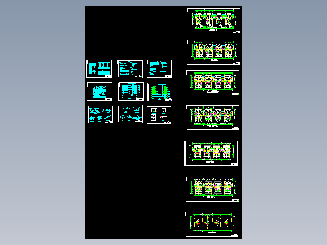 四川某楼盘家庭中央空调施工图