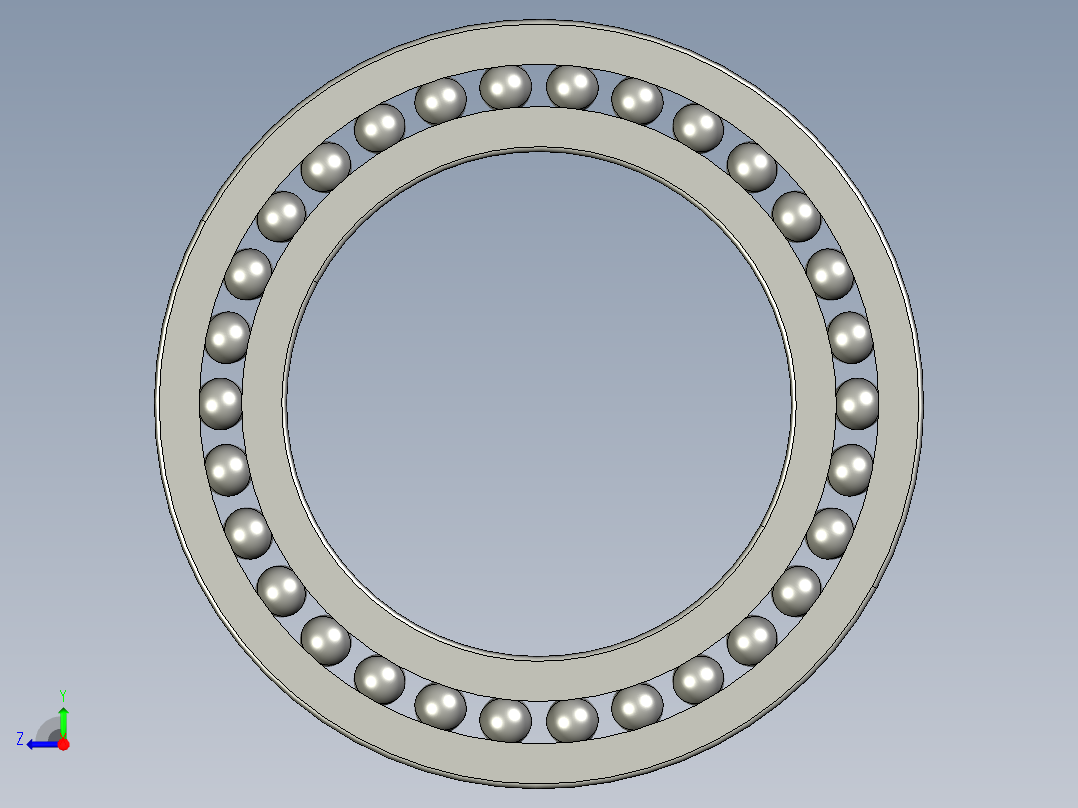 深沟球轴承16021右视图