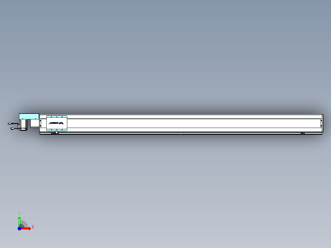 威洛博VBC同步带传动一无尘环境VBC14-L45-S1900-BR-ZP40-C3前视图