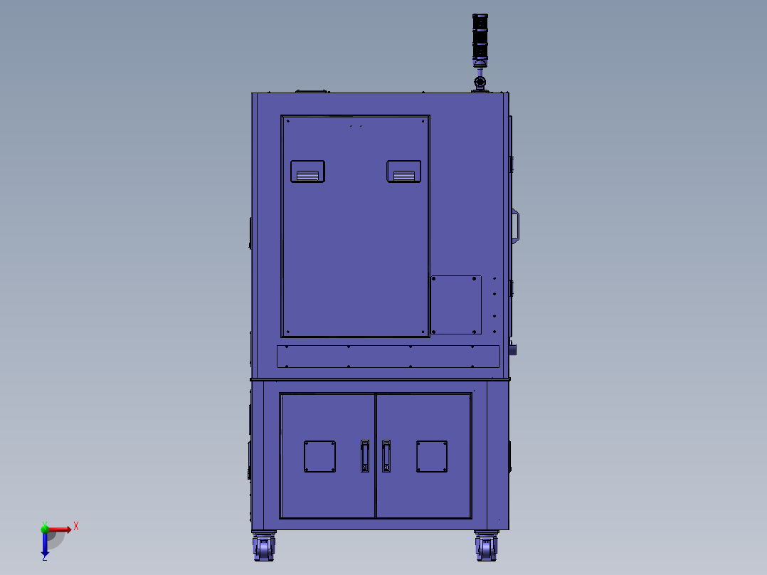 大理石机架俯视图