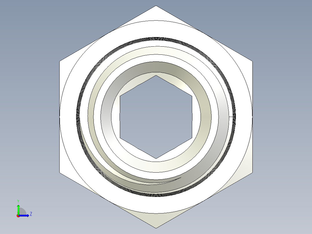 推入式连接接头左视图