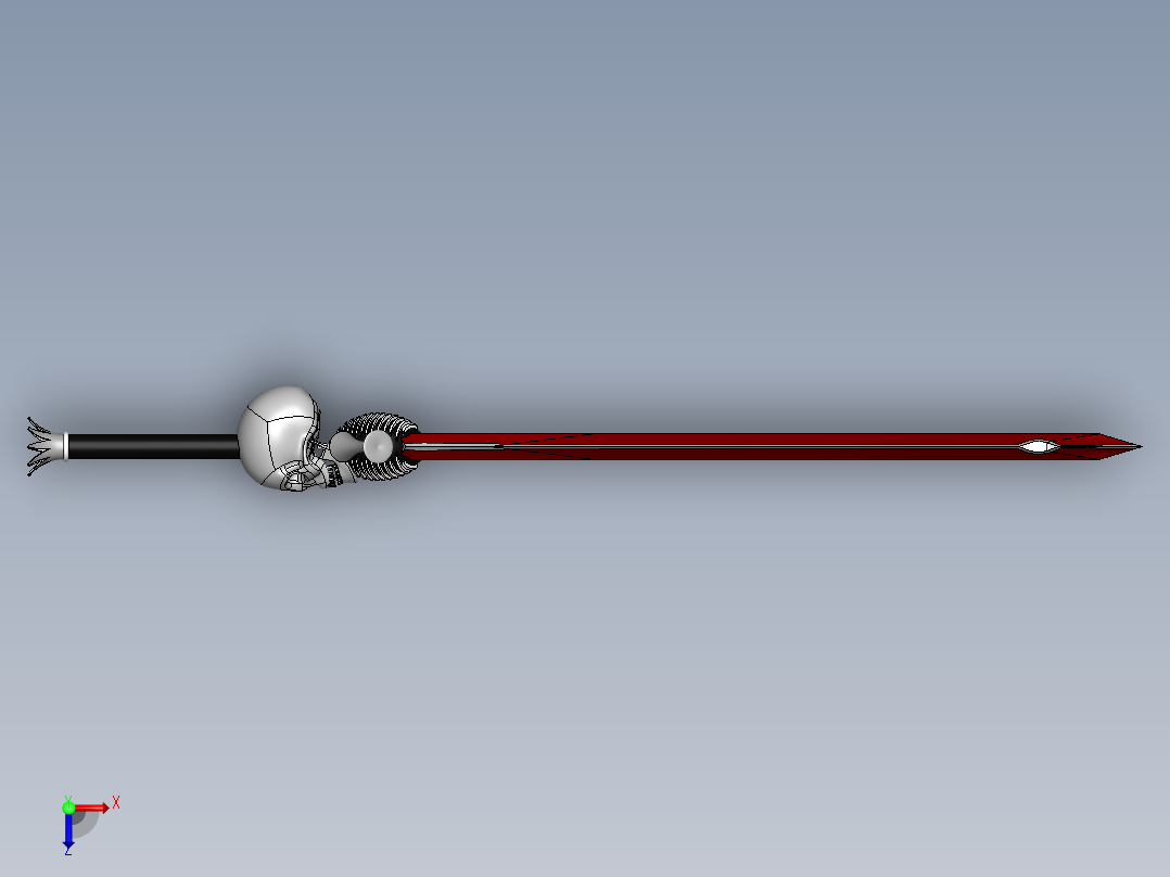 剑、宝剑(61)俯视图