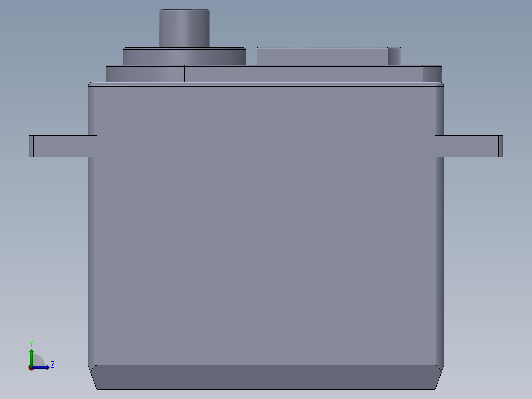 MECHBOT2.1.0机器人拼装模型激光雕刻图纸 dxf slddrw格式左视图