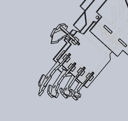 MECHBOT2.1.0机器人拼装模型激光雕刻图纸 dxf slddrw格式
