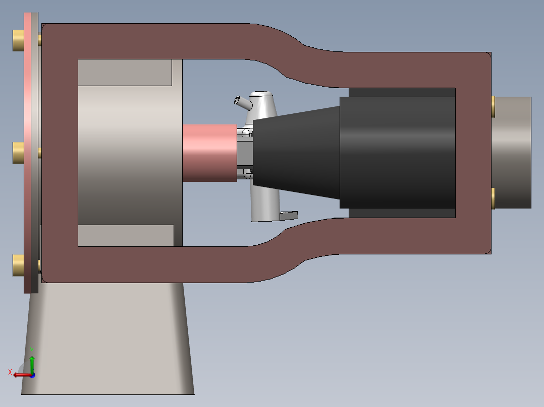 发动机鼓风机总成2后视图