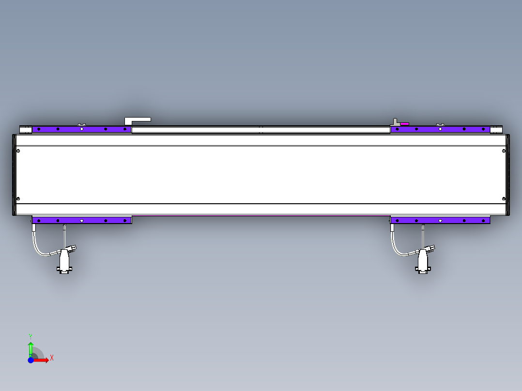 威洛博VL系列直线电机模组-2VL17E3-S500前视图