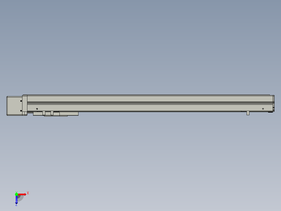 VF丝杆传动-一般环境VT6-S480-BL俯视图