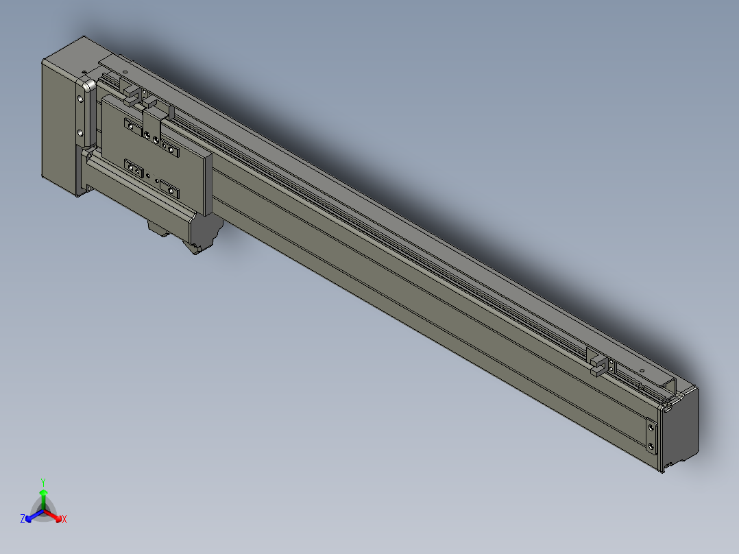 VF丝杆传动-一般环境VT6-S480-BL正等轴测图