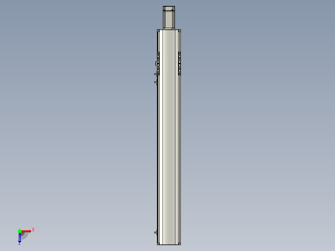 东锦丝杆传动-直线滑台模组DH120-C-S800-BC-P400W-C3俯视图