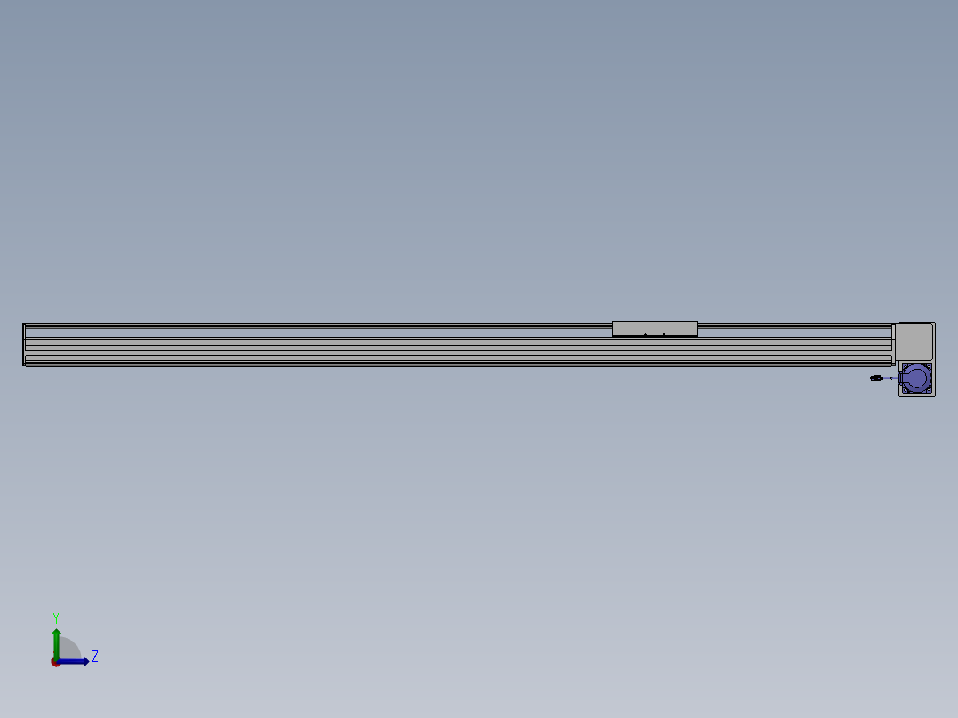 精密模组MT220-L150-2000-RD-M75-C4左视图