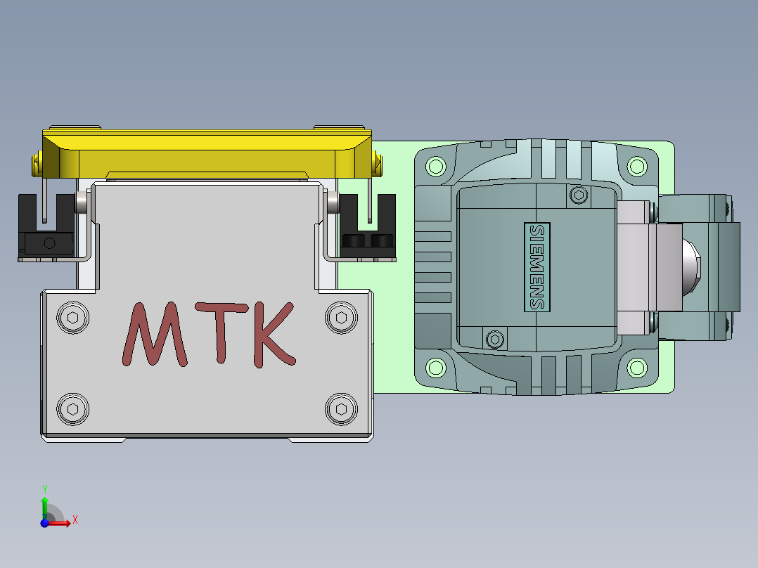 GTH内嵌丝杆全封闭GTH8S-BR-400W前视图
