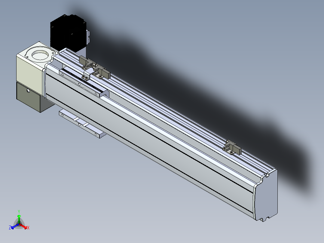 同步带滑台-半封闭B10H-L45-S350-LD-P40-D3