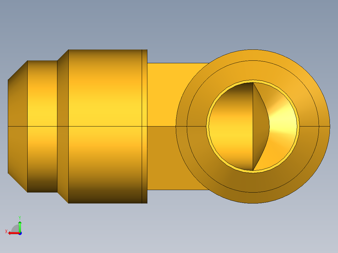 扩口式工业通用硬管接头Union Elbow 155F-10后视图
