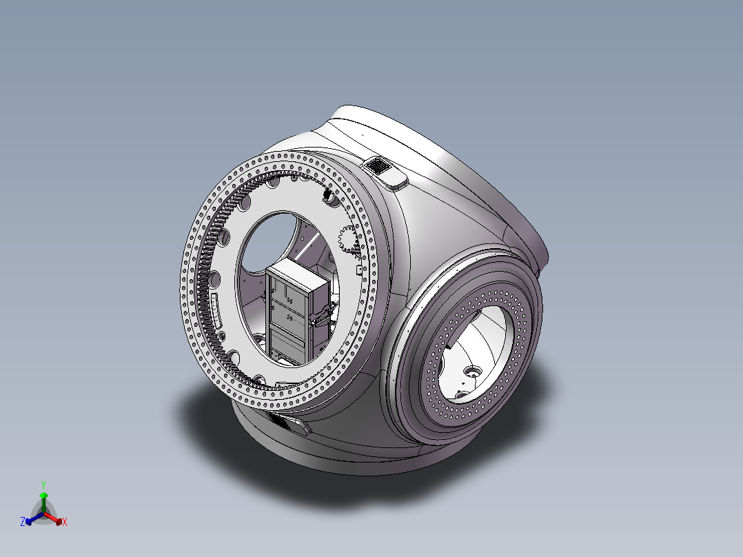 飞行器机舱正等轴测图