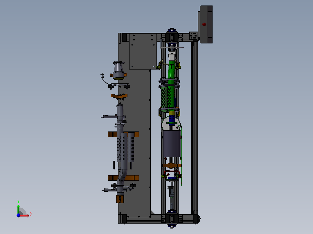 手操作贴膜设备前视图