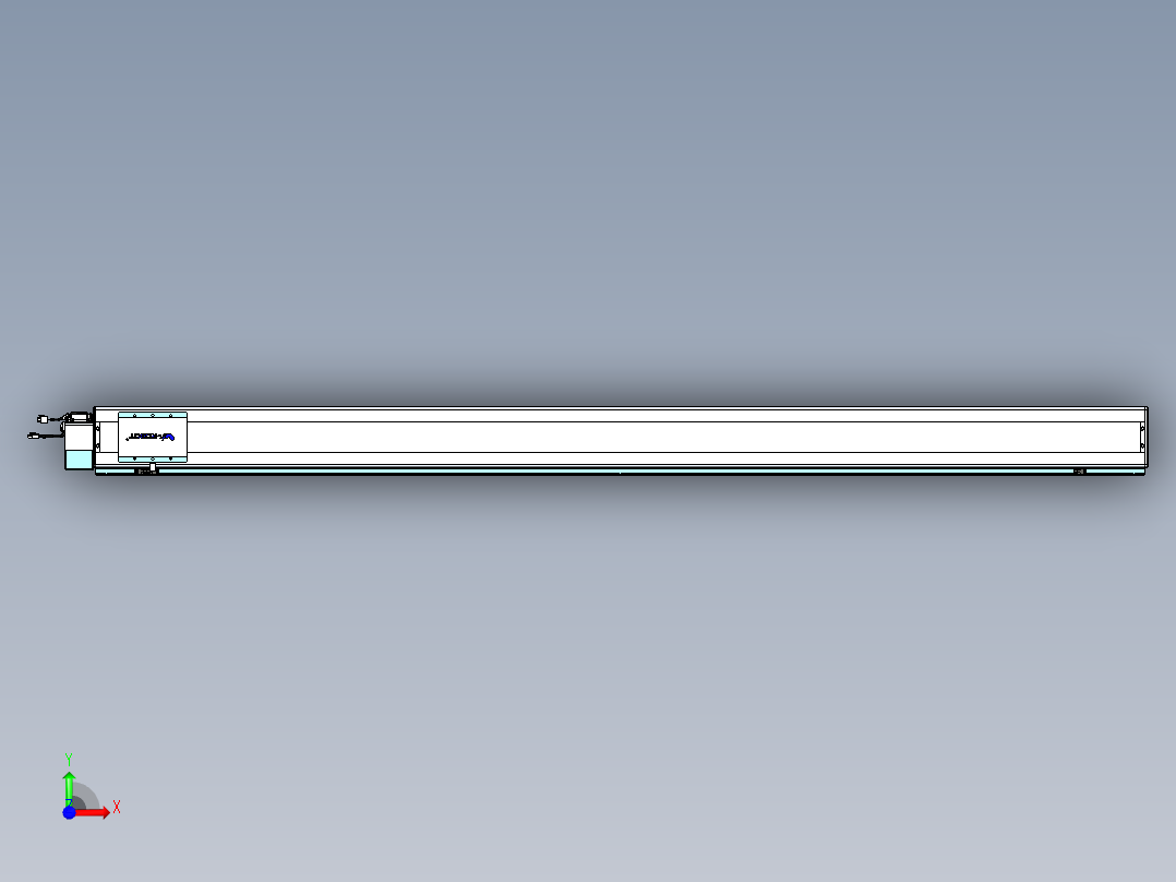 威洛博VBC同步带传动一无尘环境VBC14-L45-S2150-BLD-ZP40-C3前视图