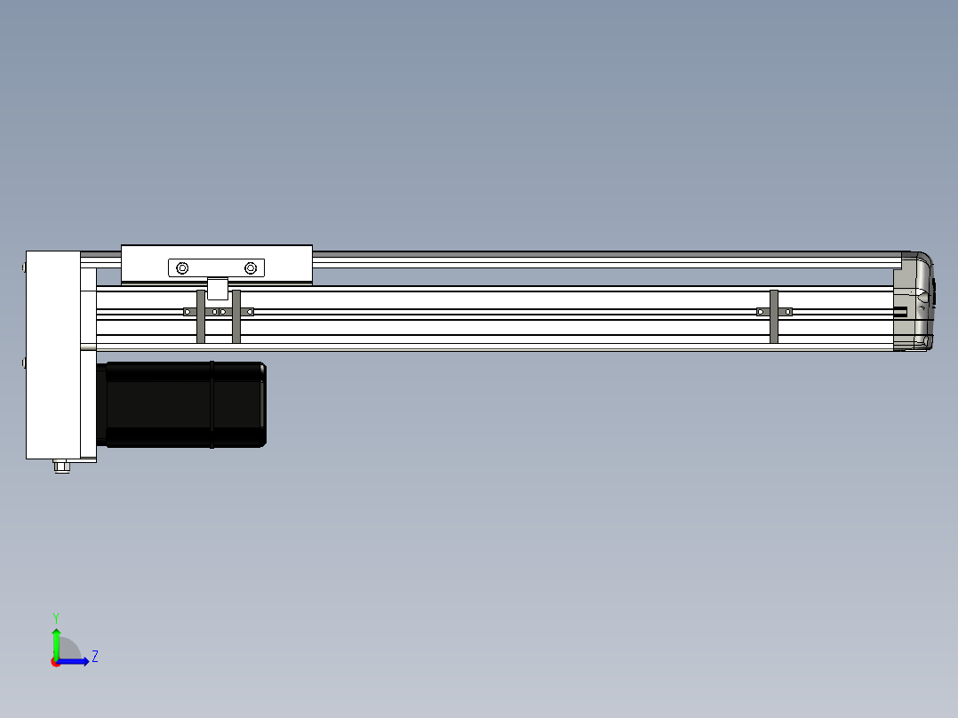 Toyo东佑达直线模组-ETH14-400-BM-400W左视图