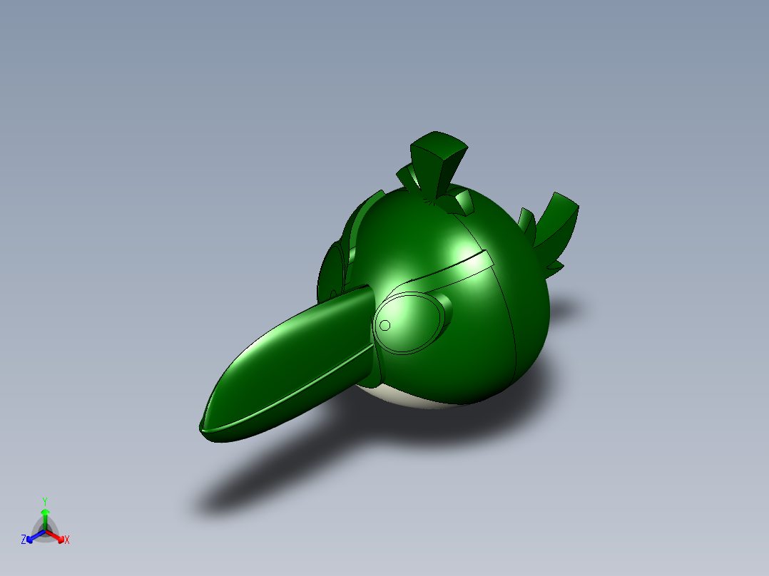 愤怒的小鸟+(绿色)