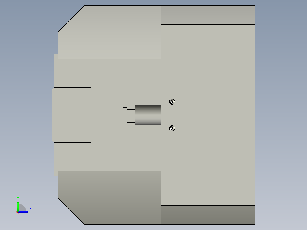 普通气爪PH15-80S左视图