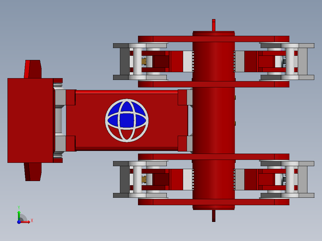 机械爪 3D图纸 (8)前视图