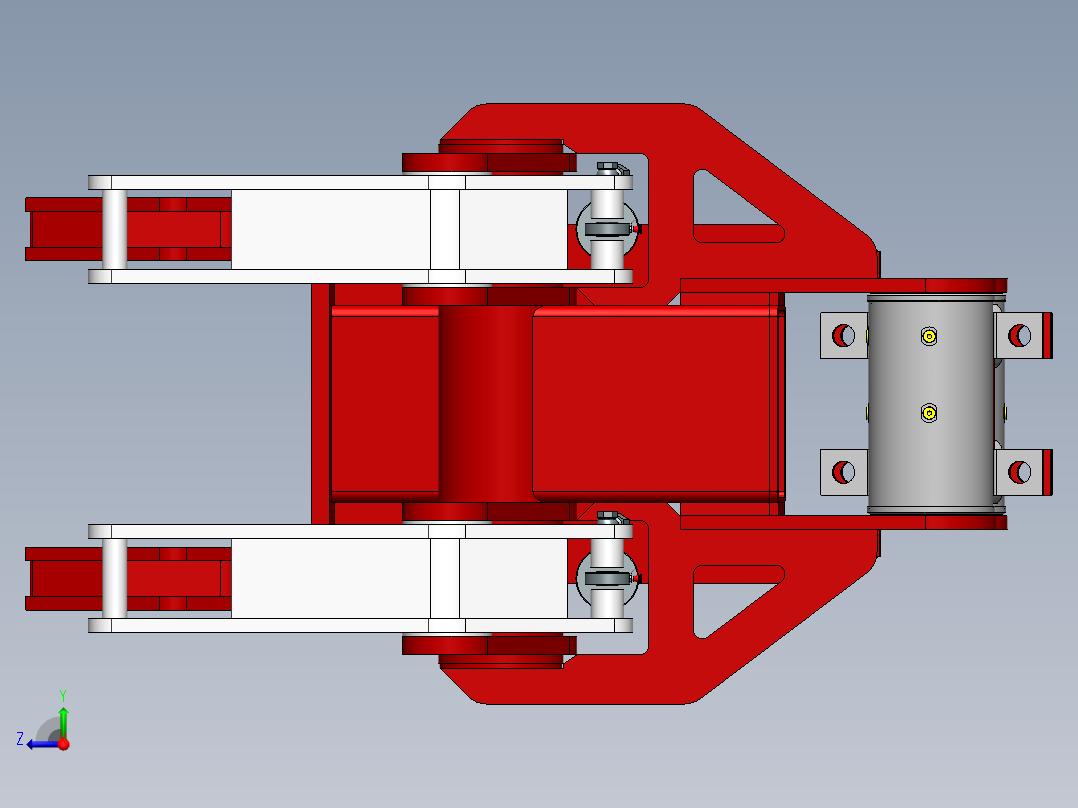 机械爪 3D图纸 (8)右视图