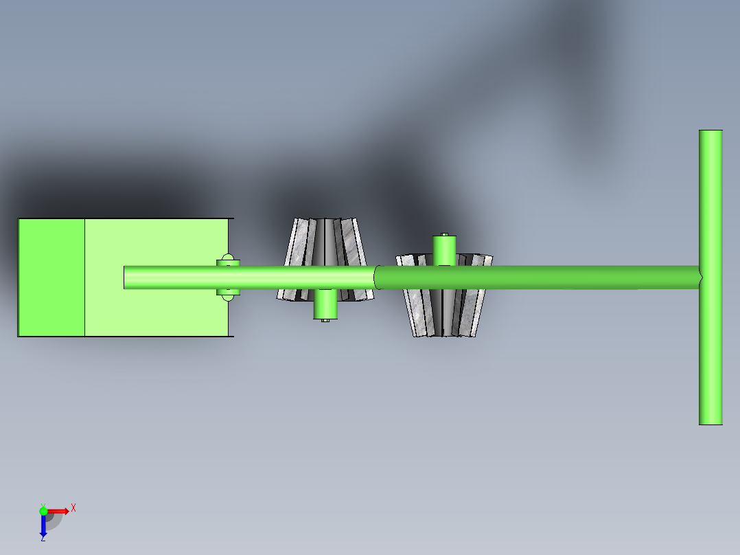 康诺维德水稻除草机俯视图