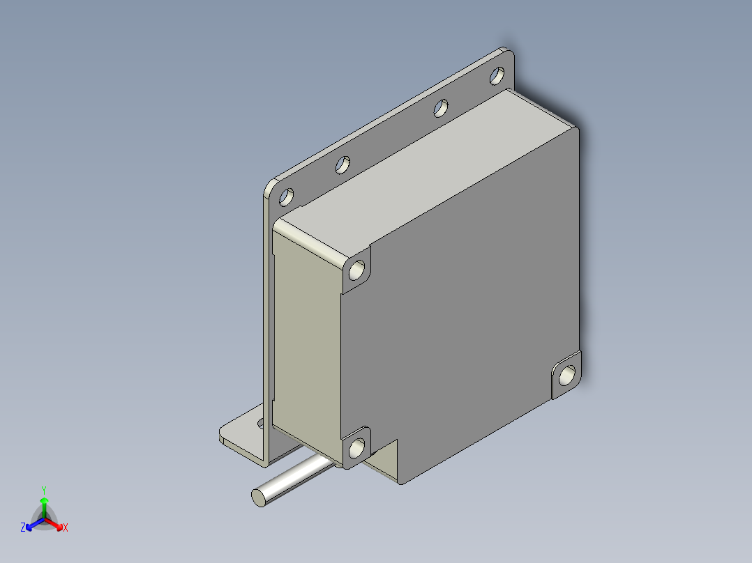 基恩士LX2-13T_kc图纸模型正等轴测图