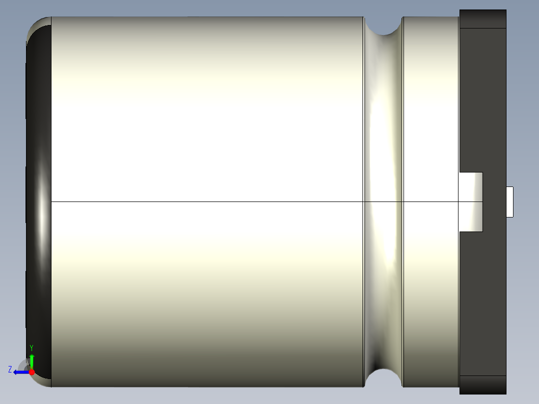 SMD 电容器右视图